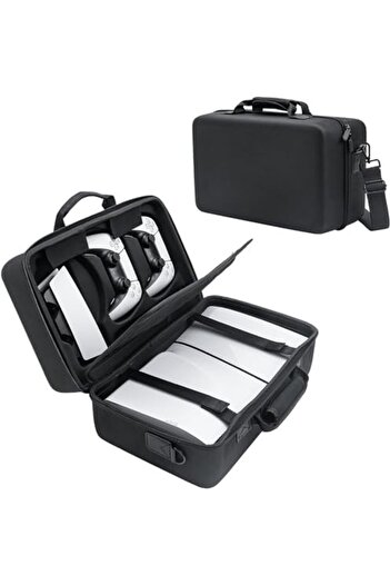 Skycare Hard Shell Carrying Case for PS5 Console, Travel Case Bag Compatible with Playstation 5 Disc