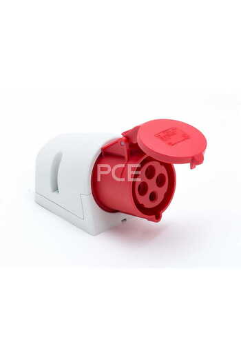 shumee Fixed power socket IP44 32A 4P 400V SHARK PCE 124-6