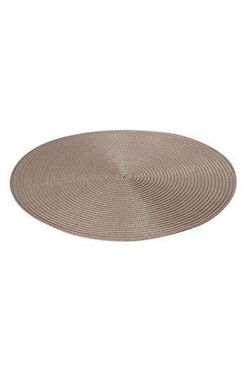 Mudo Concept MONOMAT YUVARLAK AMERİKAN SERVİSİ 38 CM TAUPE