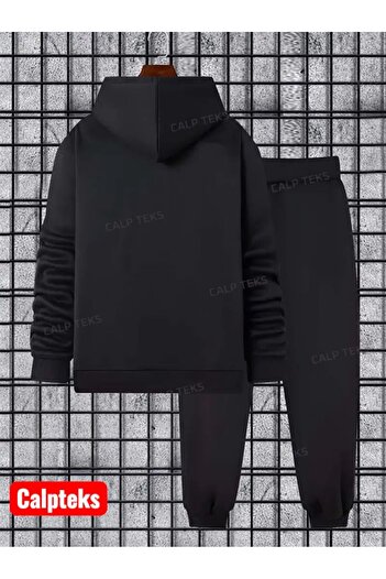 CALP TEKS LA PRINTED HOODIE ΚΑΓΚΟΥΡΟ ΤΣΕΠΗ ΒΑΜΒΑΚΙ ΧΟΝΤΡΟ ΣΕΤ