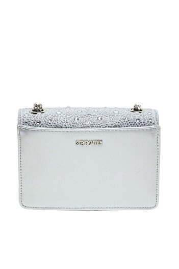 Steve Madden Women's Musaa Silver Handbag