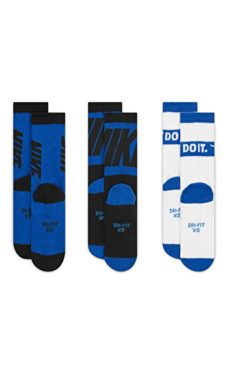 Nike HBR SPORT 3PK CREW 3'LÜ ЧОРАПИ BN0679 BN0679-U89