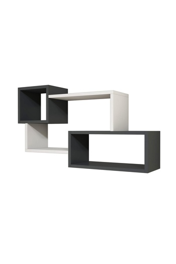 UnicUtil Rafturi perete, Frame, UnicUtil, 90 x 51 x 20 cm, Alb Gri