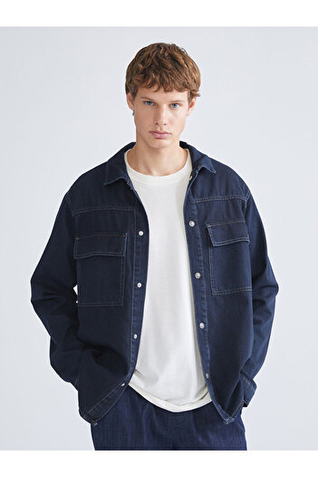 LC Waikiki Блискучі вибори від Shining Store | Зручна модель чоловічої джинсової сорочки з довгими рукавами