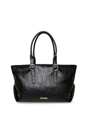 Steve Madden Women's Harleen Black/Gold Handbag