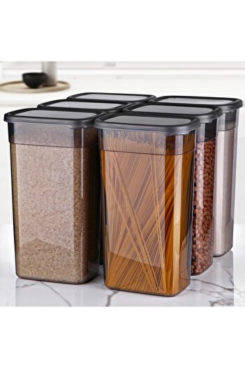 UnicUtil Set of 6 food containers, UnicUtil, Premium Stylish, Anthracite