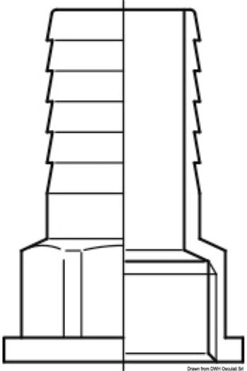 GUIDI Bronze Hose Connector