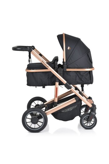 Moni 2in1 convertible stroller Thira Black with aluminum frame, permissible weight 22 kg, canopy red
