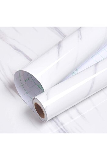 OEM Self-adhesive film, marble imitation, Jazz white color, 40x400 cm