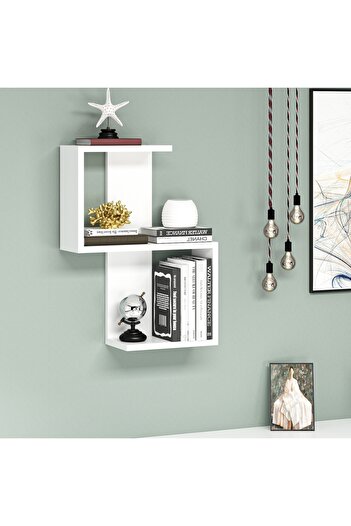 UnicUtil Rafturi perete, Pure Craft, UnicUtil, 29 x 60 x 16 cm, Alb