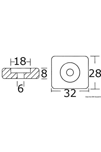 Honda Anode for 8/10 HP engine