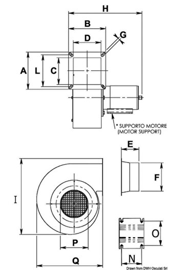 OSCULATI Ventilator electric centrifugal