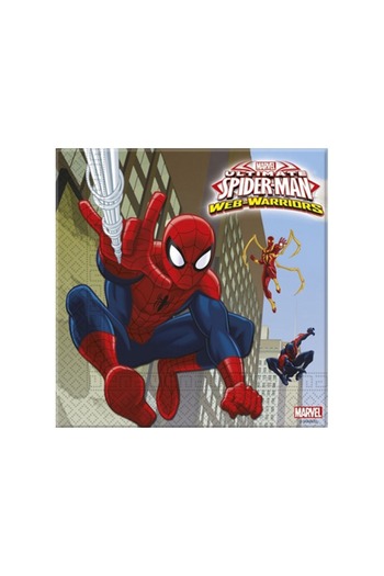 SPIDERMAN Set 20 Servetele Web Warriors