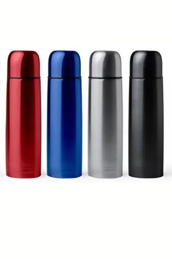 Selkar Global Lid Cup Steel Easy to Use Chrome 500 ml - Gray - Selkrtear5S50K0-Crom