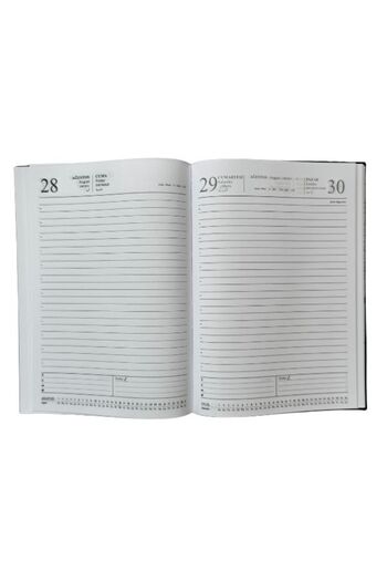 EKM 2026 Date Daily Lined Agenda (Saturday Sunday One Page) 14X20