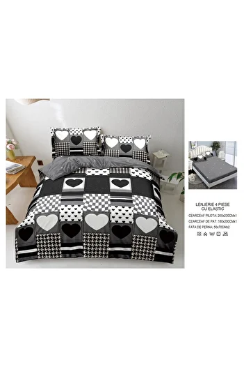 CHIRASO CHIRASO Bedding Set, Finet Premium, ELASTIC Sheet 180x200cm, Duvet Cover 200x230cm, 2 Pillowcases