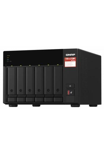 Qnap NAS TS-673A-8G, AMD Ryzen Embedded V1500B, 6 Bay-uri, Gigabit, 8 GB DDR4