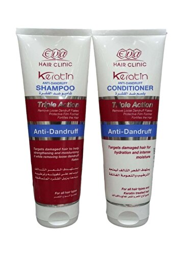 EVA Shampoo 230ml and Conditioner 230ml Anti-Dandruff