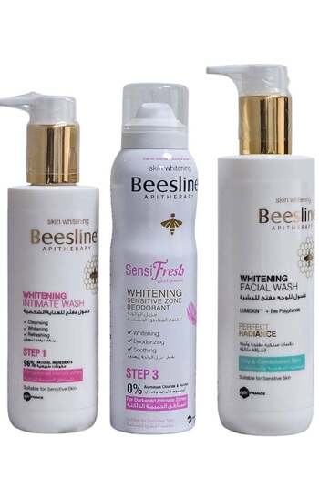 Beesline Women's Care Set for Face Whitening and Sensitive Areas 250+200+150ml