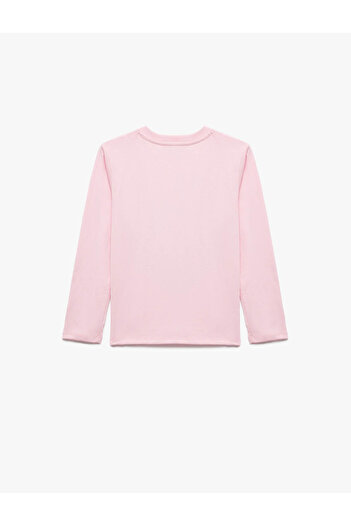 Koton Pink Girl's Sweatshirt 6Wkg10155Ak