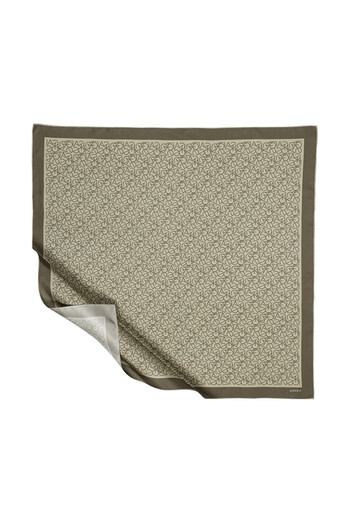 ipekevi Khaki Silk Scarf 1119