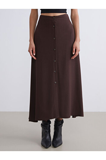 LC Waikiki Loose Fit A-Line Muslin Skirt
