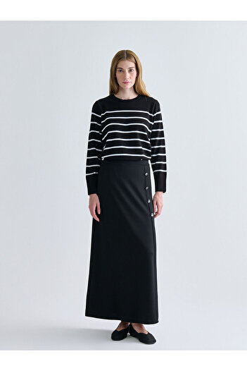 LC Waikiki Sparkling Selections from Shining Store |   A-Line Skirt with Elastic Waist