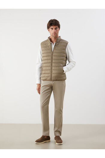 LC Waikiki Standard Mold Stand Collar Men's Puffer Vest