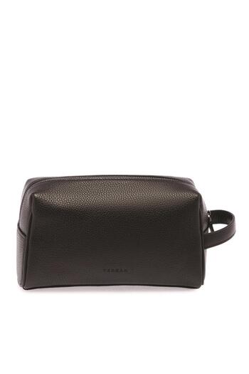 Tergan S1Pc00021496-A41 Leather Unisex Portfolio Bag - Black
