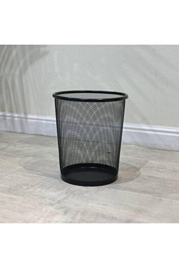 foryou Black round iron paper basket