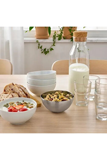 IKEA Premium Ürün Kaliteli Üretim Dayanıklı Kullanışlı Pratik Şık Çok Amaçlı Kullanım Kase BLANDA BLANK
