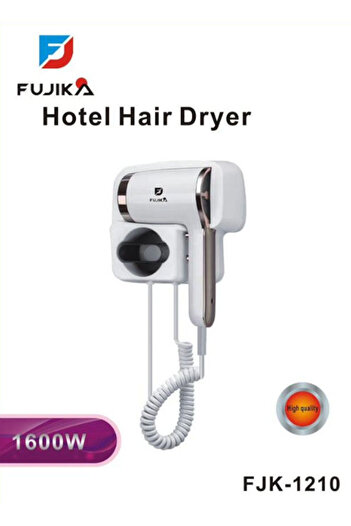 Fujika 1600W Wall-Mounted Hotel Hair Dryer | FJK-1210