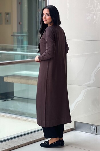 Nuss 512 Basic Long Mercerized Cardigan