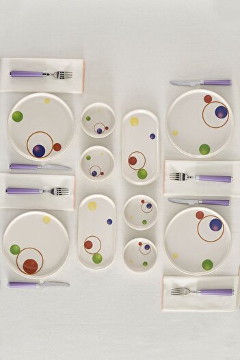Karaca Color Pop 10 Piece Breakfast Set for 4 People