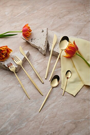 Karaca Camille 84 Piece Cutlery Set for 12 People