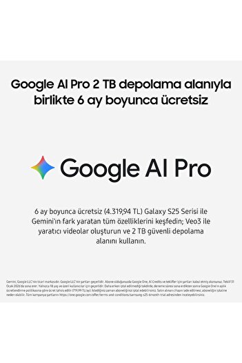 Samsung Galaxy S25 12/256 Gb Akıllı Telefon Gümüş ( Türkiye Garantili)