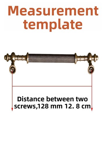 Badem10 Spruce Antique Antique Yellow Metal 128 mm Furniture Kitchen Drawer Cabinet Cabinet Handle Handle Handles