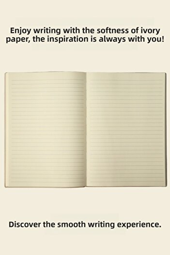 Victoria's Journals Softtons A5 Striped Notebook with Flexible Cover - Cream 128 Yp