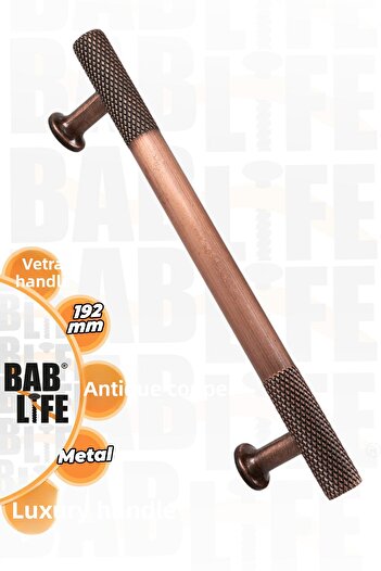 bablife Vetra Antique Copper 192mm Metal Luxury Drawer Cabinet Furniture Handles