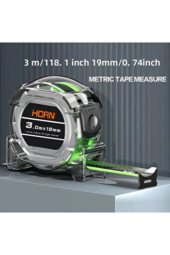 Choice1 3m 19mm 1pc 3/5/7.5/10m Self-locking Tape Measure Fluorescent Tape Measure High Precision Thickened