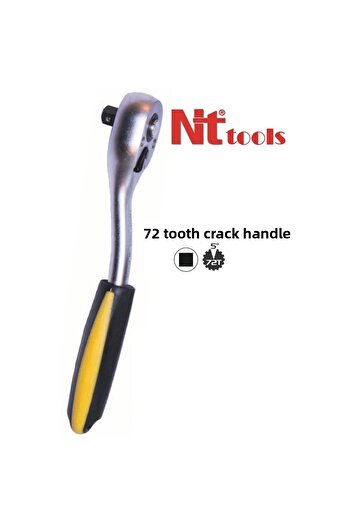Nt Tools مقبض بسقاطة 1/4 72 سنًا
