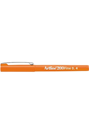 artline 200 Fineliner 0.4mm Keçe Uçlu Kalem Turuncu