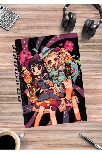 mertfigur Toilet Bound Hanako Kun Nene Akane Anime Spiral Notebook A5 (50Sheets)