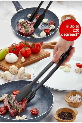 Kitchen Pembelia Serving and Grilling Tongs Fireproof and Non-Stick Tongs