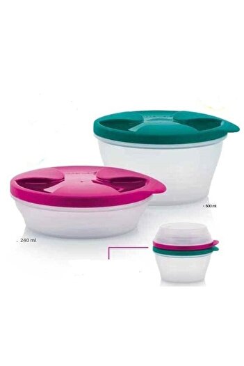 Tupperware Duet Storage Containers Set of 2