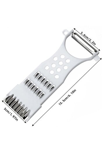 SAVORYHOME Multifunctional Vegetable Fruit Peeler Slicer Grater