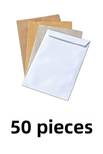 Diplomat 50 Pieces Silicone 110 Gr 24x32 Cm Bag Envelope White