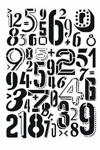 Cadence Mix Media Stencil Ma Series Ma93 21x29