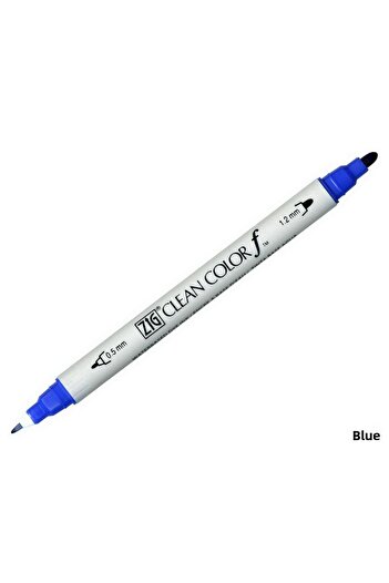 Zig Clean Color F Tcs-6000t 030 Blue Double Sided Pen