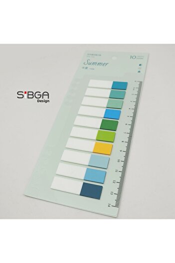sibga tasarım Transparent Colored Postit Post-it Post ItBookmark Bookmark Postit Sticker Note Paper 200 Sheets